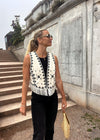AMELIA BOHO WAISTCOAT - WHITE