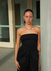 CHARLOTTE BANDEAU DRESS - BLACK