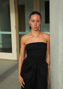  CHARLOTTE BANDEAU DRESS - BLACK
