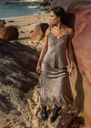 IMAAN LACE TRIM CAMI - MINK