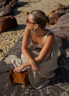 HEIDI MIDI DRESS -  STONE