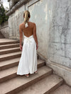 ELIZA SLIP SKIRT  - WHITE