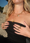 CHARLOTTE BANDEAU DRESS - BLACK