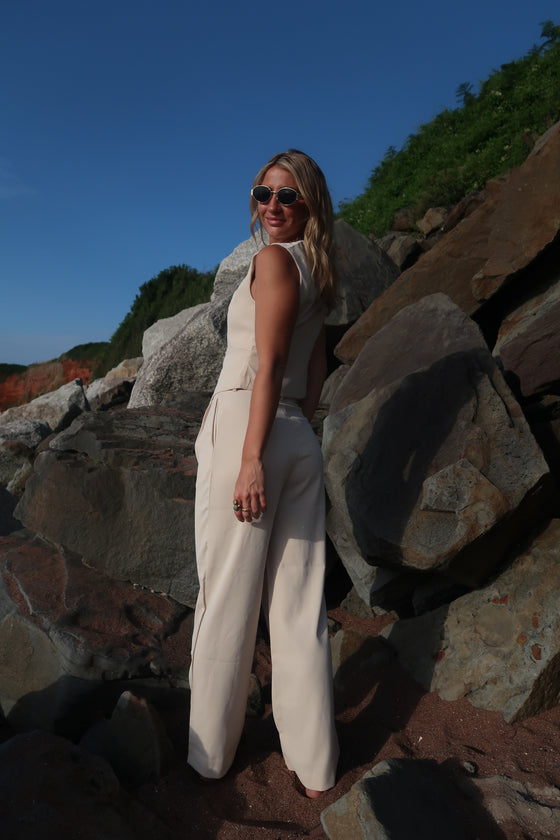 ALIA WAISTCOAT - CREAM