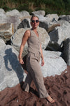 ALIA TROUSERS - TAUPE