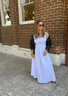  HEIDI MIDI DRESS - WHITE