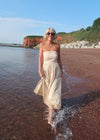CHARLOTTE BANDEAU DRESS - STONE