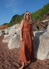 HEIDI MIDI DRESS - TAN