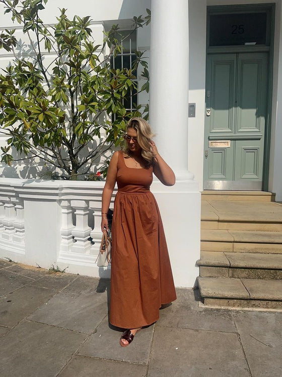 HEIDI MIDI DRESS - WHITE