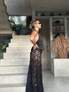 MIMI LACE SKIRT - BLACK