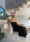 CHARLOTTE BANDEAU DRESS - BLACK