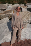 ALIA BLAZER - TAUPE