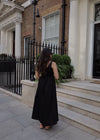 HEIDI MIDI DRESS - BLACK
