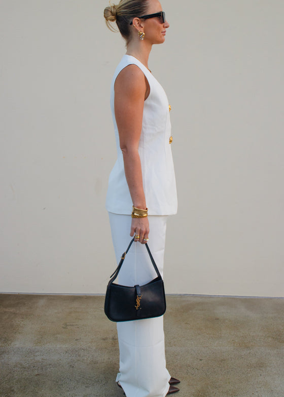 MILA WAISTCOAT - WHITE