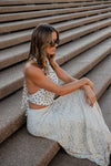 ELIZA BACKLESS TOP - POLKA DOT