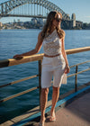 SOPHIE BERMUDA SHORTS- WHITE
