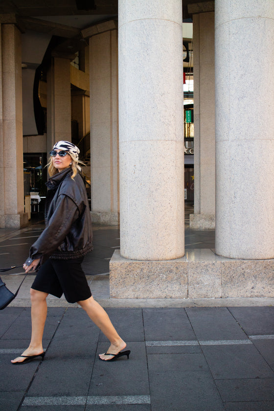 SOPHIE BERMUDA SHORTS- BLACK