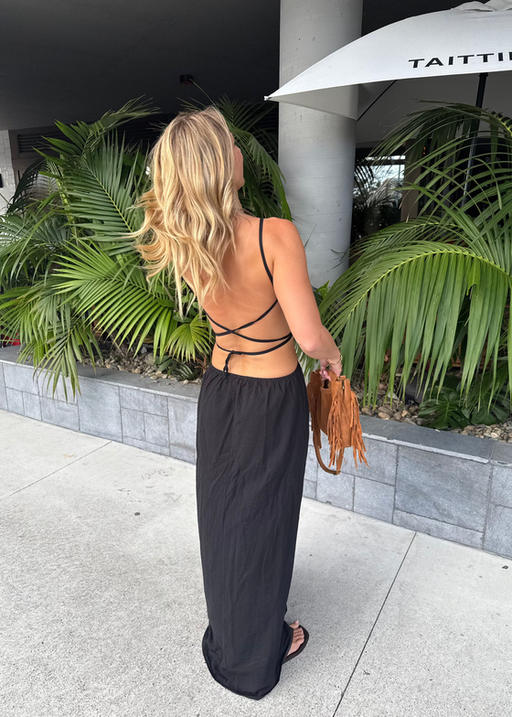 RACHEL BACKLESS CUT OUT DRESS