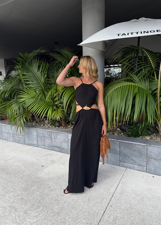 RACHEL BACKLESS CUT OUT DRESS
