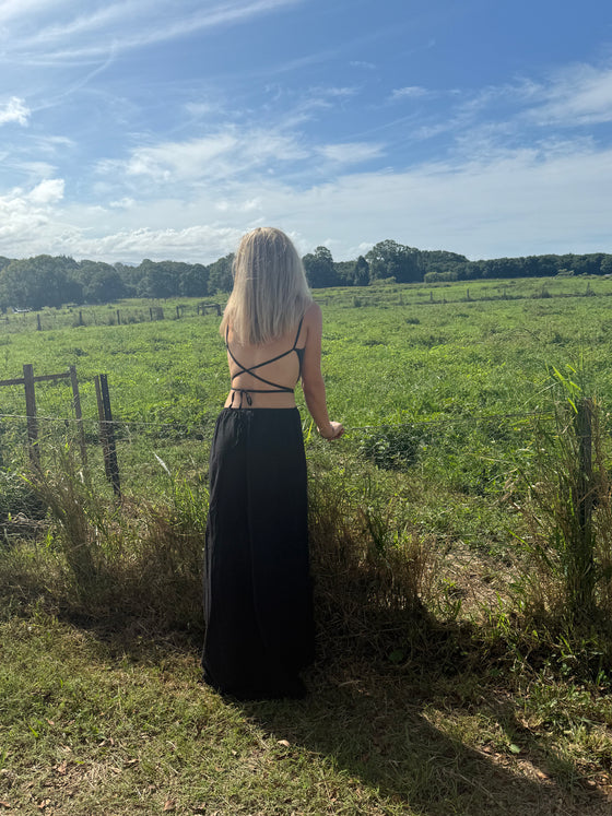 RACHEL BACKLESS CUT OUT DRESS