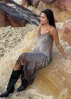 IMAAN LACE TRIM CAMI - MINK