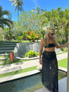 MIMI LACE SKIRT - BLACK