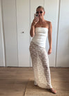 LANEY LACE SKIRT - CREAM