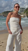 DOMINIQUE BANDEAU TOP - WHITE