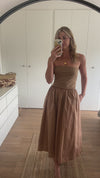 CHARLOTTE BANDEAU DRESS - BLACK