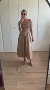 CLARISSA BARDOT DRESS