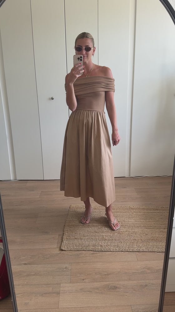 CLARISSA BARDOT DRESS